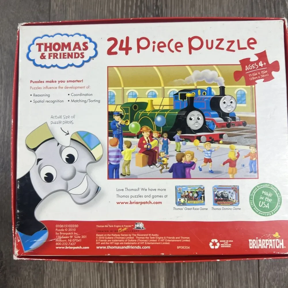 2010 Briarpatch Thomas And Friends At The Station 24 Piece Jigsaw Puzzle